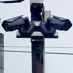 横浜の防犯カメラ設置工事例