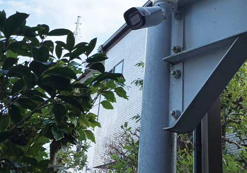 船橋市のマンションでの防犯カメラ設置事例