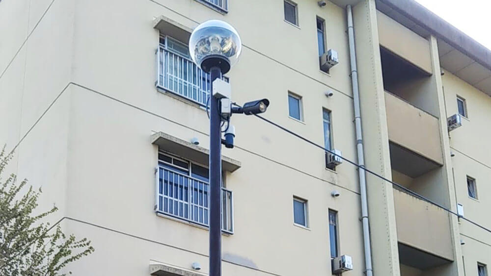 所沢市の防犯カメラレコーダーボックス