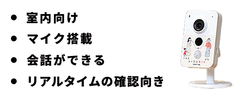 室内の見守りにおすすめのSIMカメラ