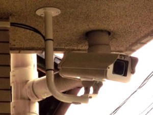川崎のマンションの高感度防犯カメラ
