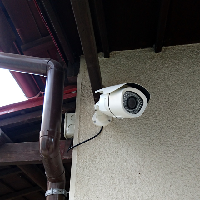 逗子市の個人宅で防犯カメラの設置 | 横浜防犯カメラセンター